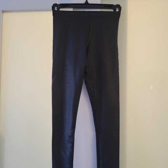 American Apparel Faux Leather Leggings - Picture 1 of 3
